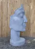Product image 11 of the product “Aras - Face looking to the right, 120 cm H | cast stone ”